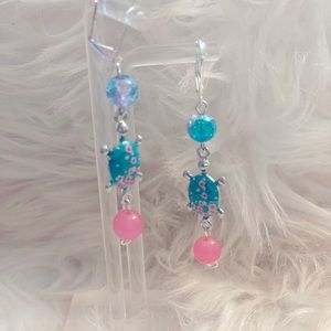 Handcrafted Sea Turtle Earrings
